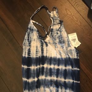 BILLABONG Blue Tie-Dye Dress